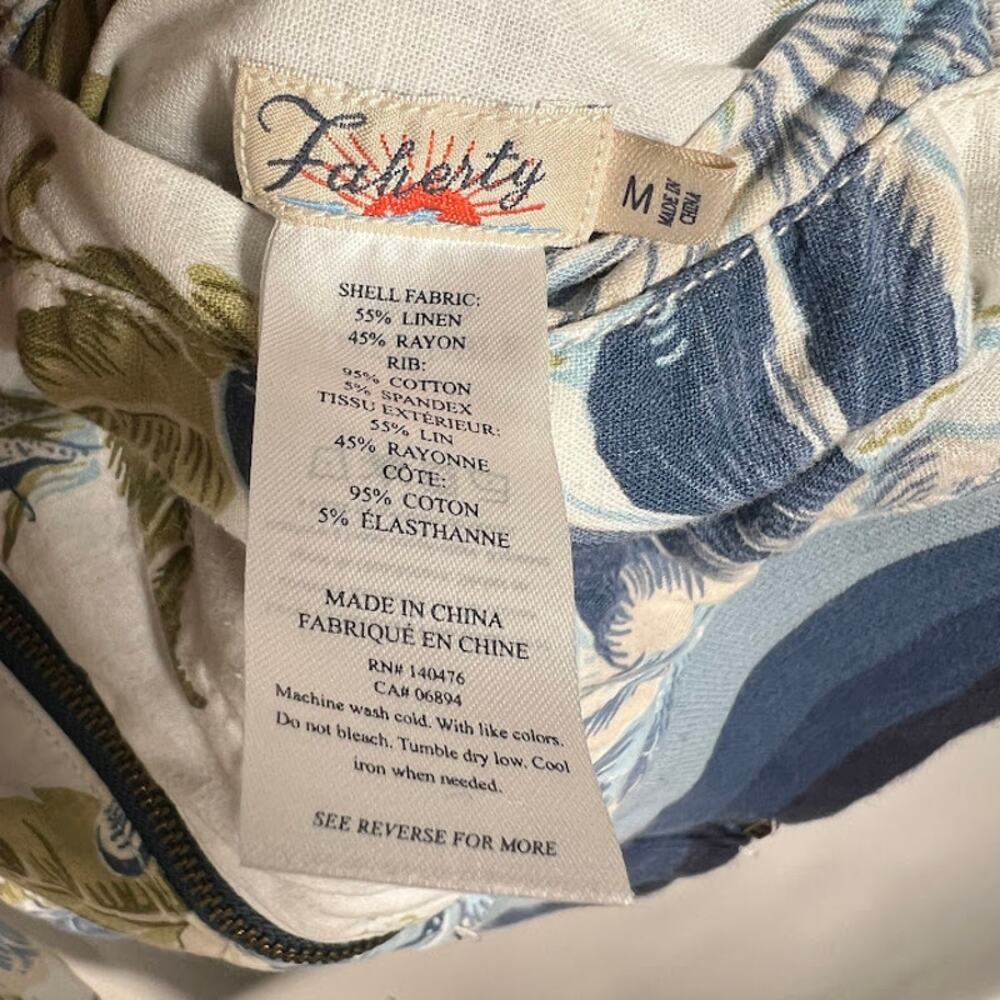 Faherty Floral Reversible Bomber Jacket - image 13